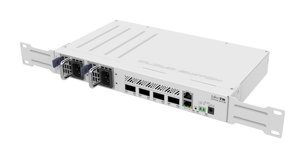 Mikrotik CRS504-4XQ-IN Mikrotik CRS504-4XQ-IN 4× 100G QSFP28, 16× 25G Breakout, 800 Gbps Omurga Switch ürün görseli 2 - wifidepo