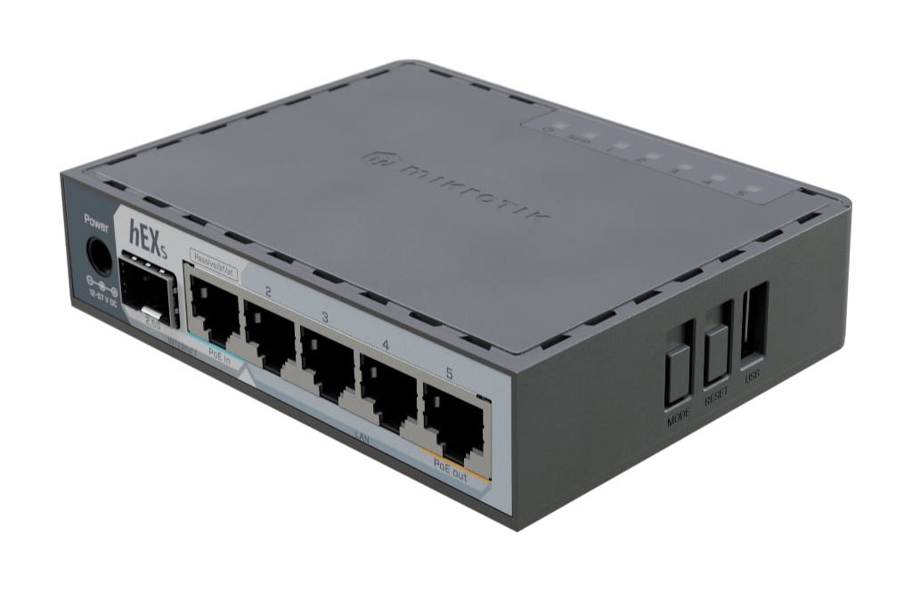 E60iUGS-MikroTik hEX S (2025) 2.5 SFP Firewall Router E60iUGS-MikroTik hEX S (2025) 2.5 SFP Firewall Router