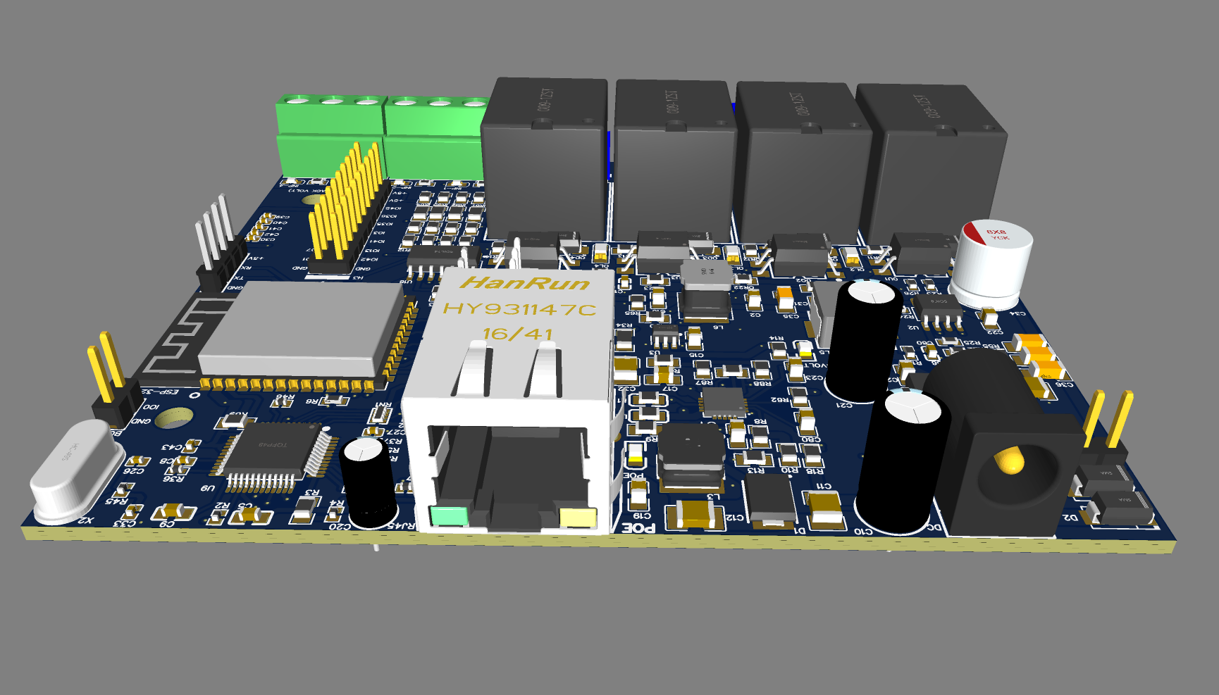 NetRelay NR001 NetRelay IoT Development Board 4 Röle (PoE-Ethernet-WiFi Lan Relay) Geliştirme Kartı ürün görseli 3 - wifidepo
