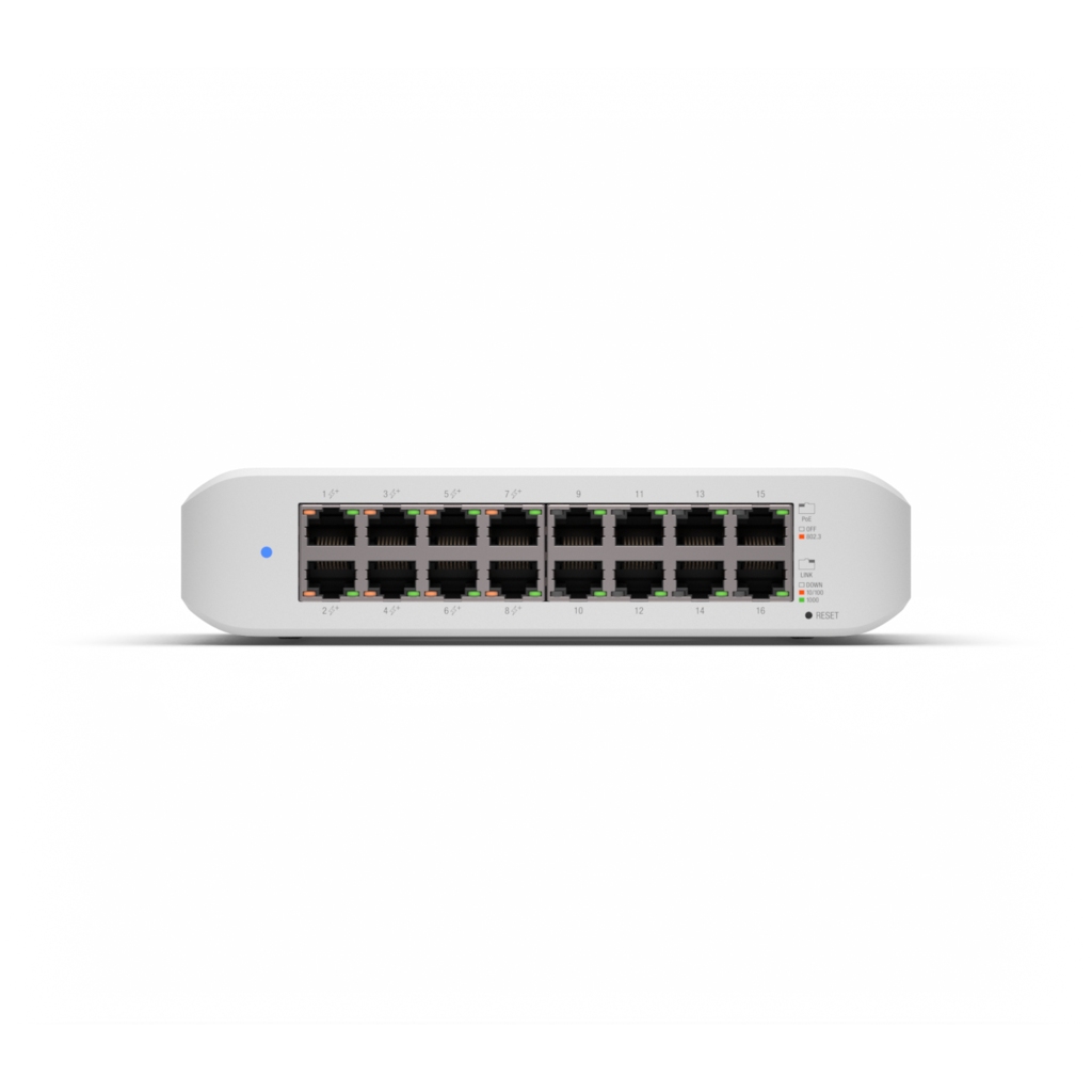 USW-Lite-16-POE-UBNT USW-Lite-16-POE - UBNT UniFi Switch Lite 16 PoE Switch USW-Lite-16-POE-UBNT USW-Lite-16-POE - UBNT UniFi Switch Lite 16 PoE Switch