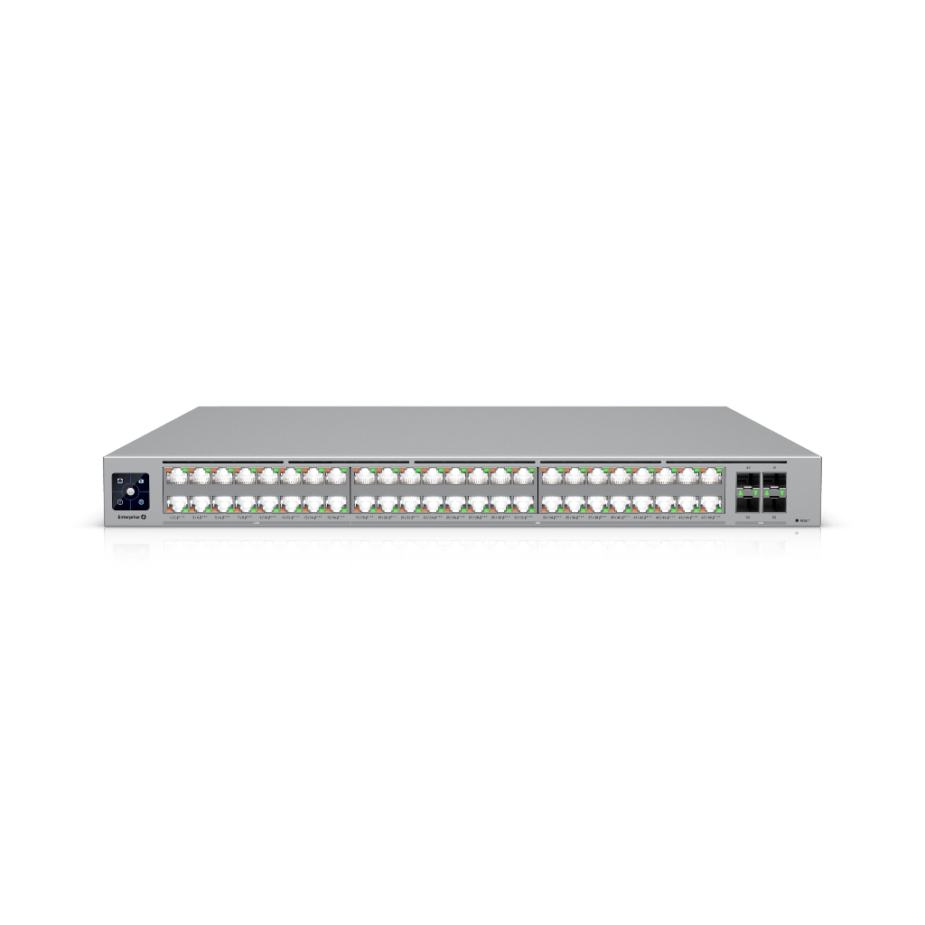 UBNT ECS-48-PoE 2150W UBNT UniFi Enterprise Campus 48 PoE Switch (ECS-48-PoE 2150W) - 48 Port PoE+++ Destekli, 25G Uplink’li Layer 3 Kurumsal Kampüs Switch ürün görseli 3 - wifidepo