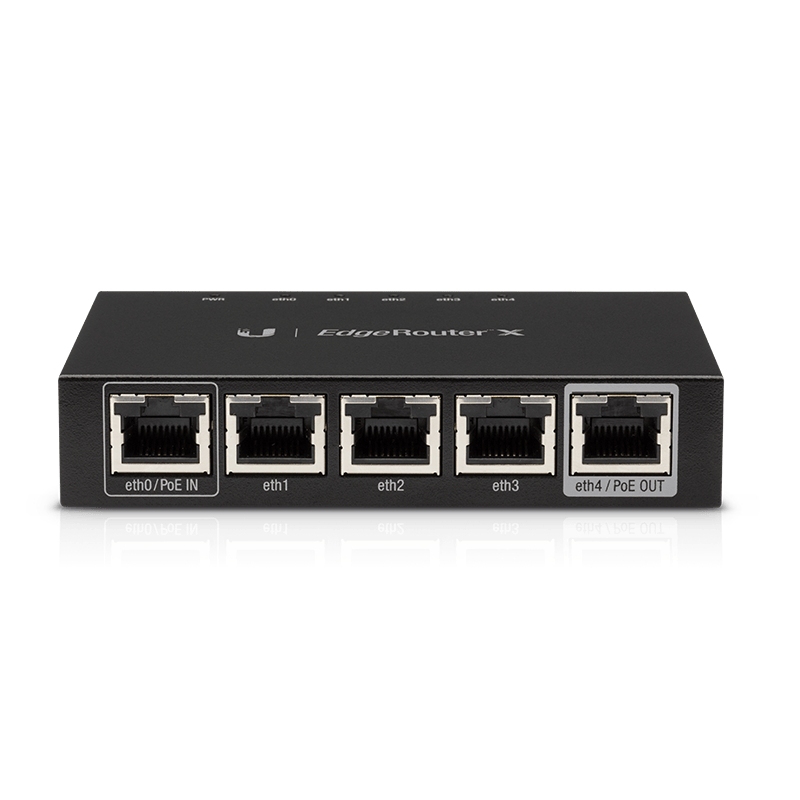 ER-X-UBNT EdgeRouter X (ER-X) – Gigabit Router, 24V Pasif PoE Girişi ve PoE Passthrough Destekli Kompakt Router - Özellikler ve Fiyatları