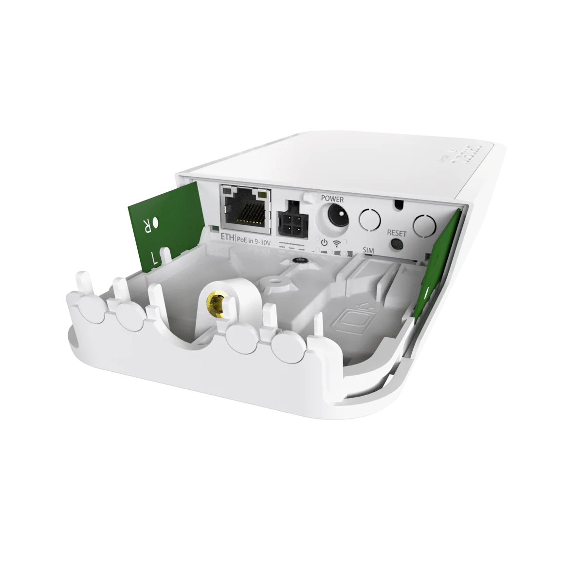 RBwAPR-2nD-Mikrotik RBwAPR-2nD - Dış Ortam 2.4 GHz Erişim Noktası, miniPCIe LTE Yuvası, 300 Mbit/s Hız
