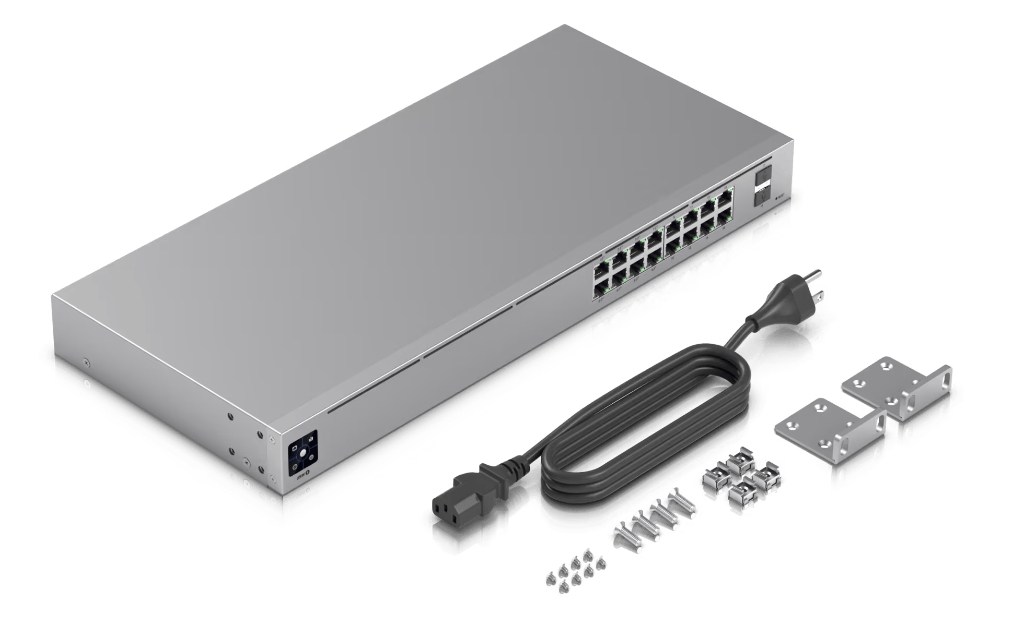 UBNT USW-16-POE UBNT UniFi USW-16-POE | 16 Port Layer 2 PoE Switch ürün görseli 4 - wifidepo