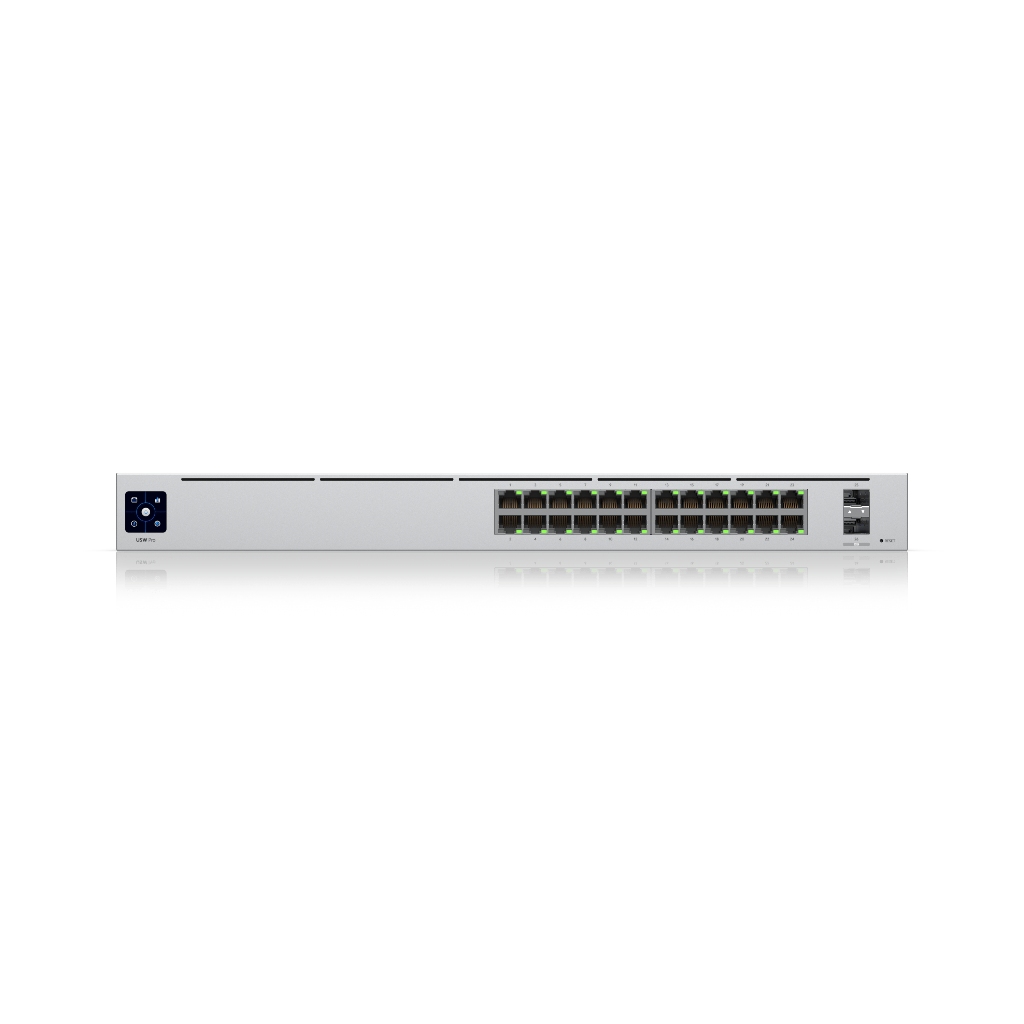 UBNT USW-Pro-24 UBNT UniFi Switch Pro 24 (USW-Pro-24) | 24 Port Gigabit, 10G SFP+, Katman 3 Anahtarlama Cihazı ürün görseli 3 - wifidepo