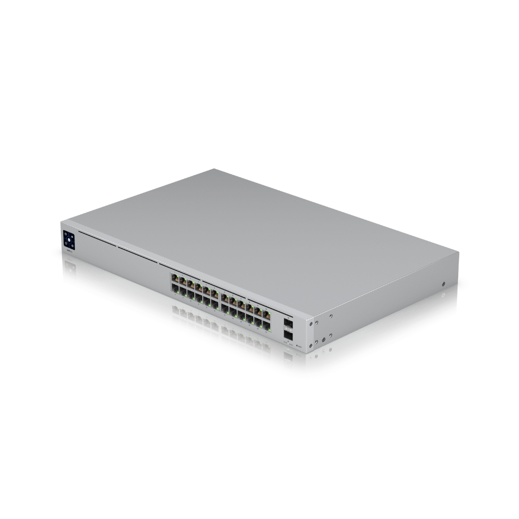 UBNT USW-Pro-24 UBNT UniFi Switch Pro 24 (USW-Pro-24) | 24 Port Gigabit, 10G SFP+, Katman 3 Anahtarlama Cihazı ürün görseli 4 - wifidepo