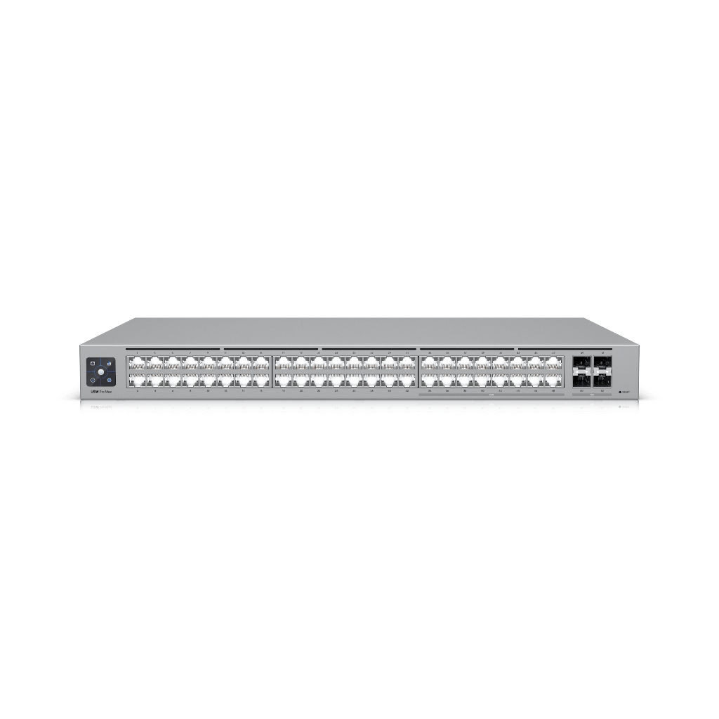 USW-Pro-Max-48-UBNT UniFi Switch Pro Max 48 (USW-Pro-Max-48) | Etherlighting™, 2.5GbE, 10G SFP+ Katman 3 Anahtar